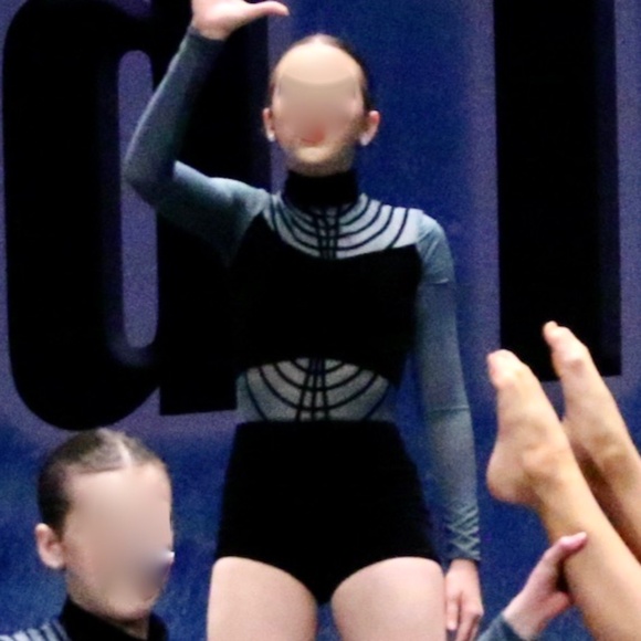 Weissman Elite Acro / Contemporary Dance Unitard - Size AXS - Picture 2 of 4